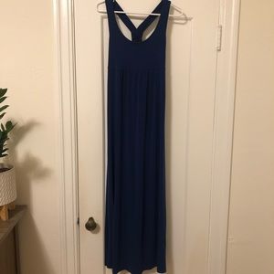 Navy blue Banana Republic maxi dress